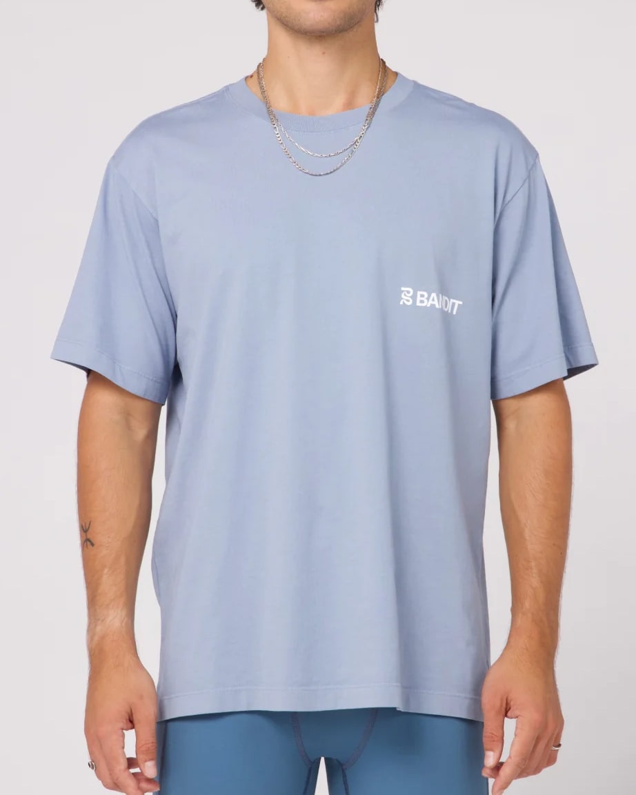 CURRENT TEE (SMOKEY BLUE)